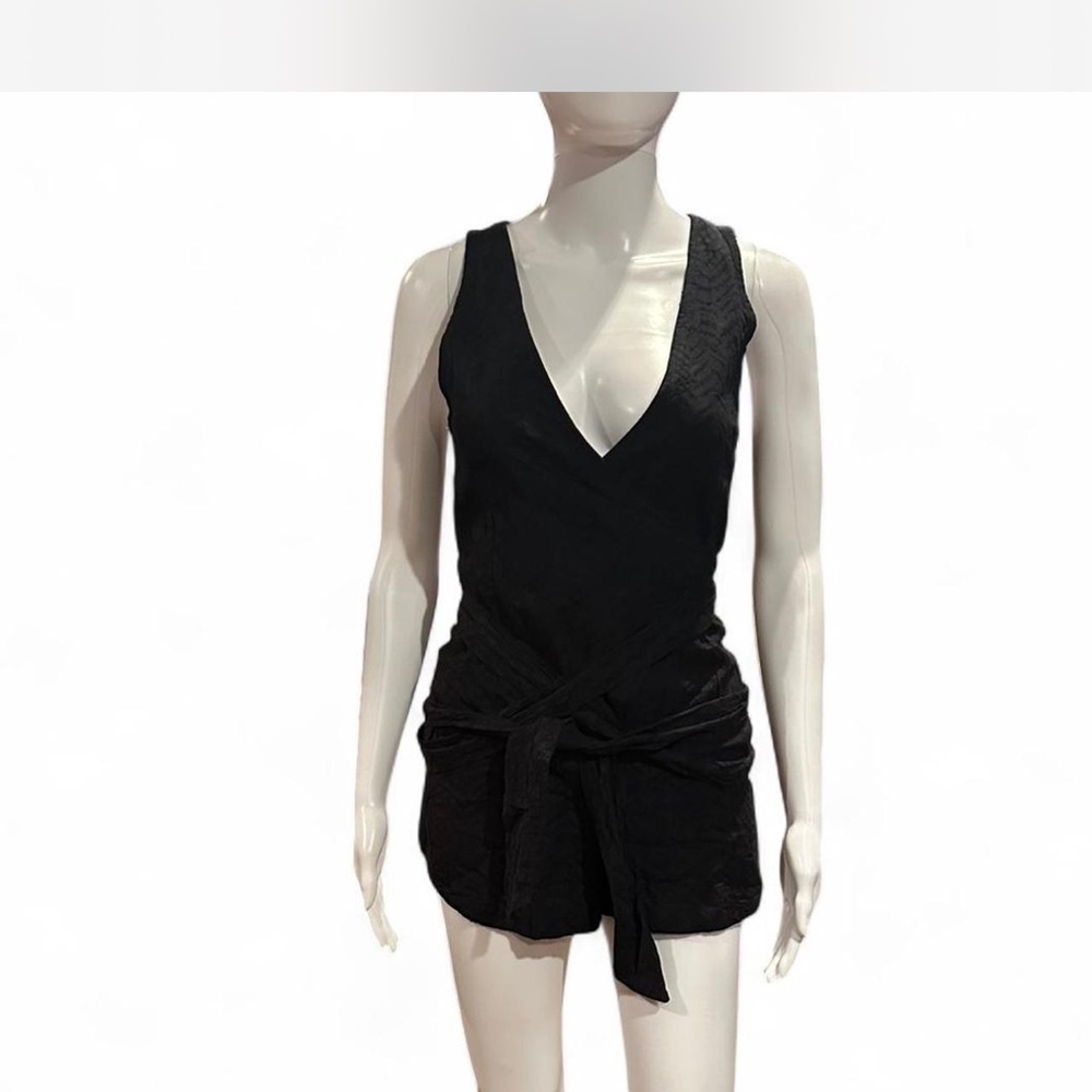 Black Sleeveless Jumpsuit
